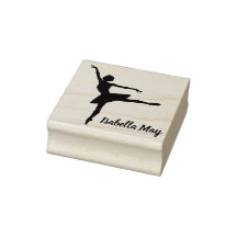 Ballet Dancer with Your Choice Name on a