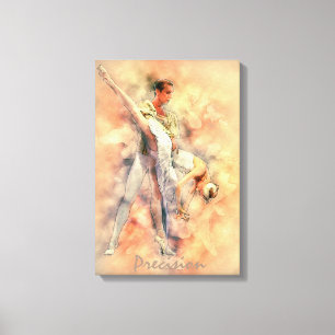 Ballet Dancers Art Canvas Print