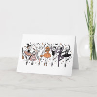 Ballet Dancers At Halloween