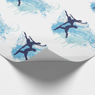 Ballet Dancers Couple Wrapping Paper