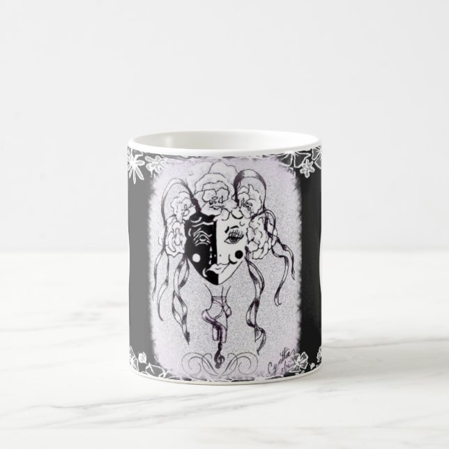 Ballet Dancer's Face Mug (Center)
