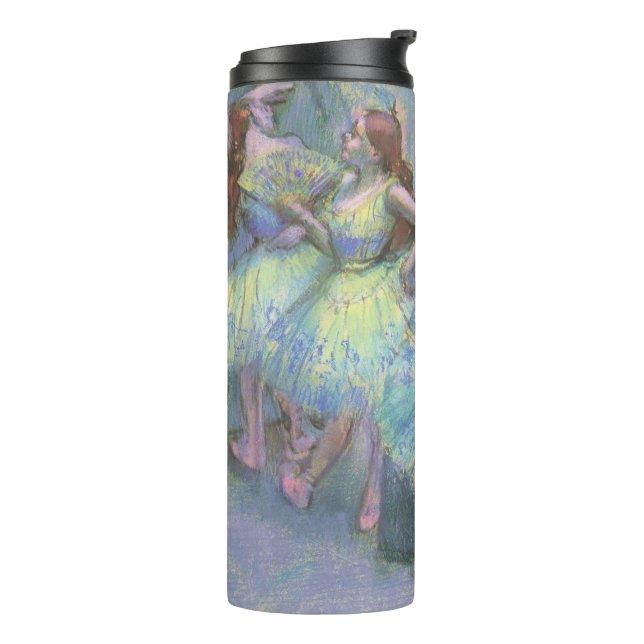Ballet Dancers in the Wings by Edgar Degas Thermal Tumbler (Rotated Left)