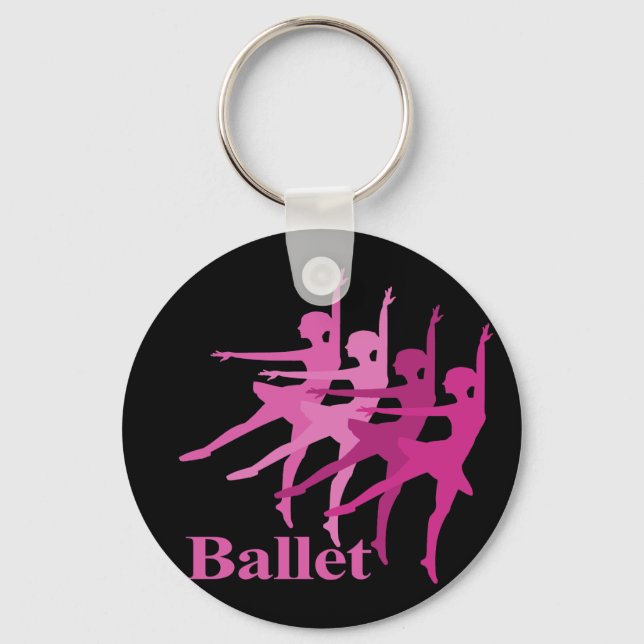 Ballet Dancers Key Ring (Front)