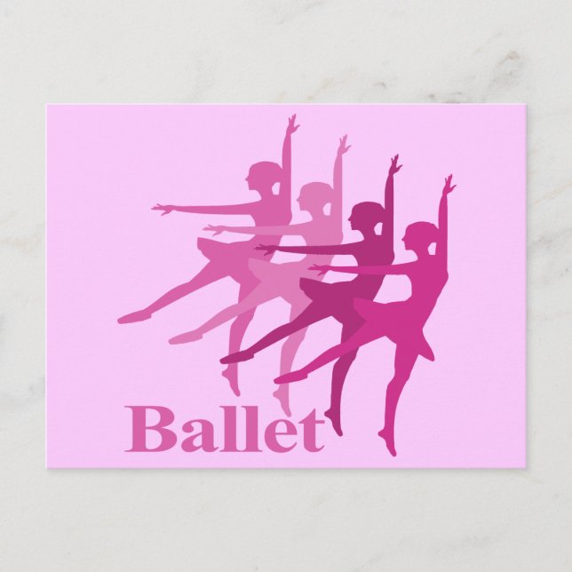 Ballet Dancers Postcard (Front)