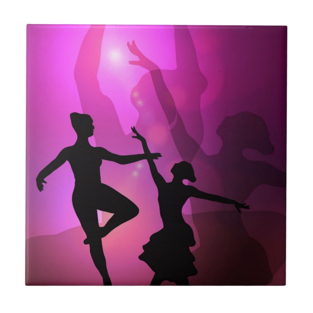Ballet Dancers Tile (Front)