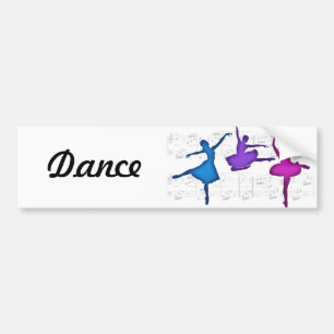 Ballet Day Ballerinas Bumper Sticker