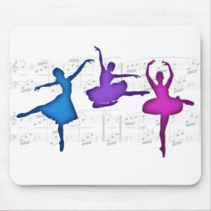 Ballet Day Ballerinas Mouse Pad