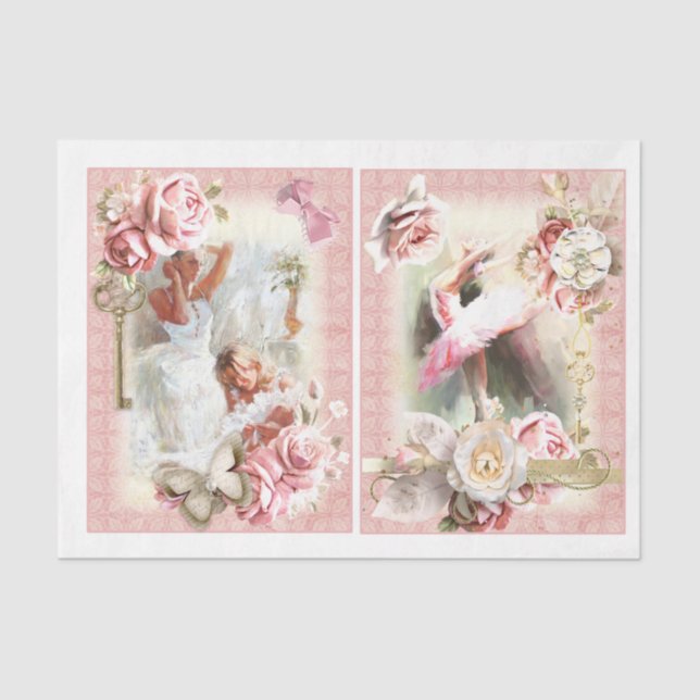 Ballet Design Series 1 Tissue Paper (Front)