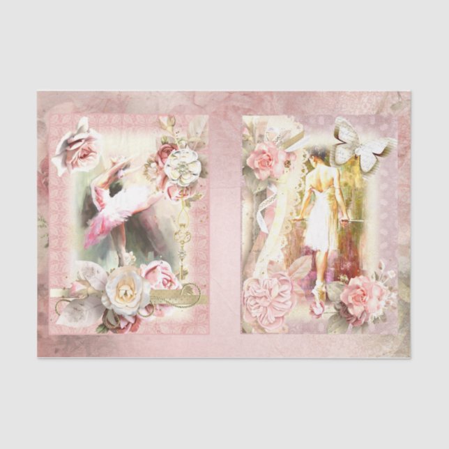 Ballet Design Series 8 Tissue Paper (Front)