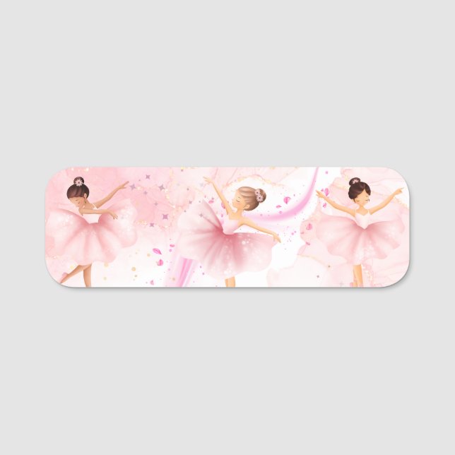 Ballet Dreams Name Tag (Front)