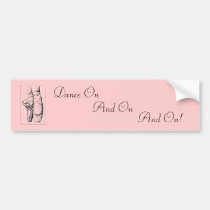 Ballet -- En Pointe Bumper Sticker