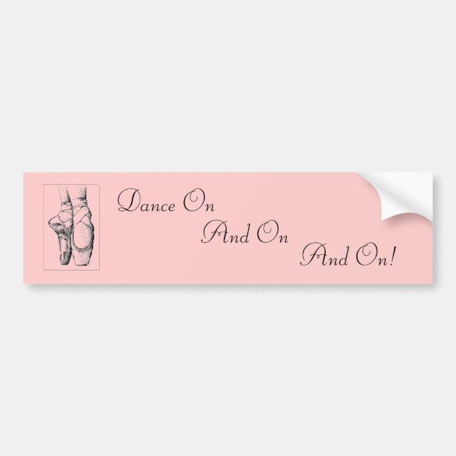 Ballet -- En Pointe Bumper Sticker (Front)