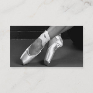 ballet feet business card