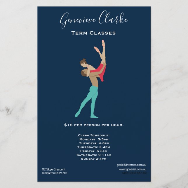 Ballet Flyer (Front)