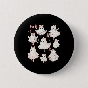 Ballet Ghost Ballet Dancer Spooky Dance Teacher Ha 6 Cm Round Badge