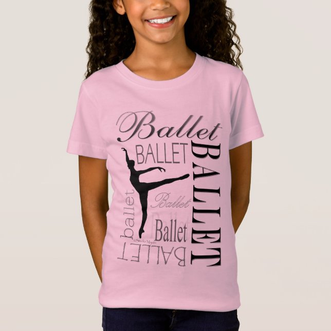 Ballet Girls Babydoll T - Arabesque T-Shirt (Front)
