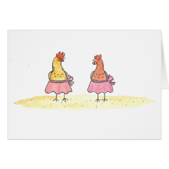 Ballet Hens (Front Horizontal)
