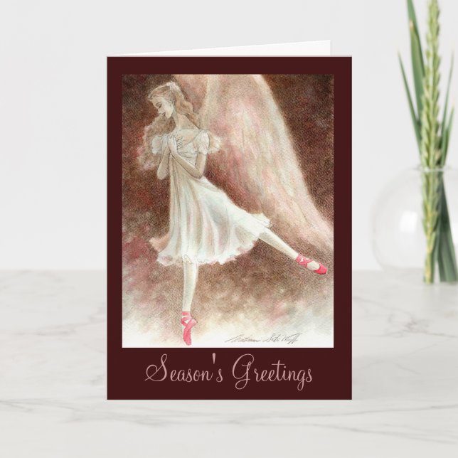 Ballet Holiday Greeting Card (Front)