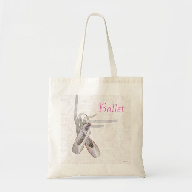 Ballet & Lace Budget Canvas Tote Bag (Front)