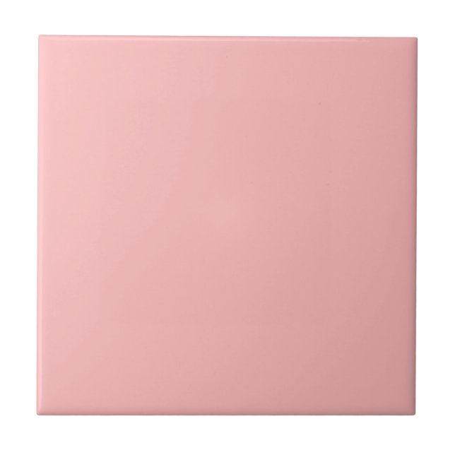 Ballet Light Pink Personalised Peach Background Tile (Front)