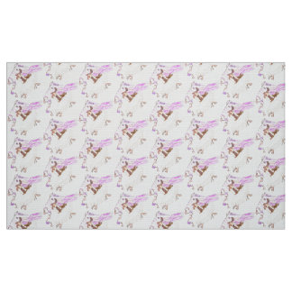 Ballet Love Bunny Polyester Weave Fabric 58" wide