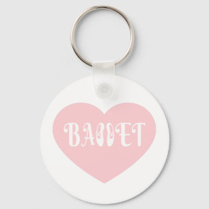 Ballet Love Dance Personalise Ctomizeus Key Ring