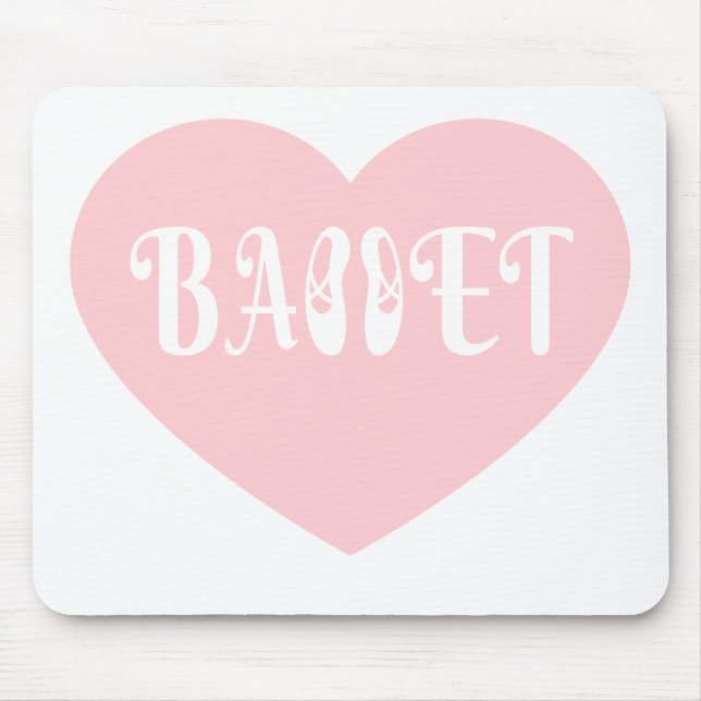 Ballet Love Dance Personalise Ctomizeus Mouse Pad (Front)