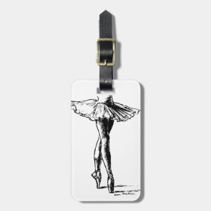 Ballet Luggage Tag