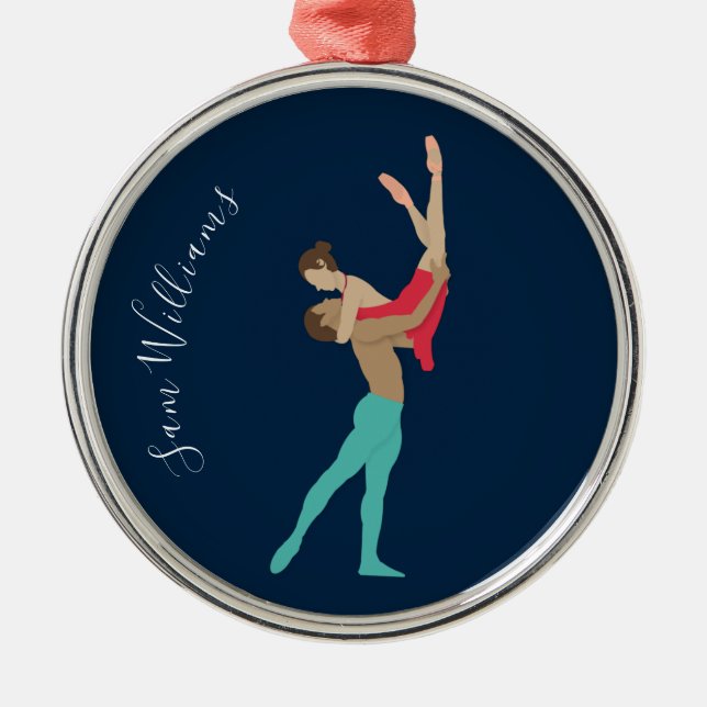 Ballet Metal Tree Decoration (Front)