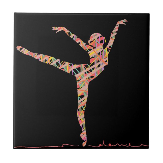 Ballet modern dancer tile (Front)