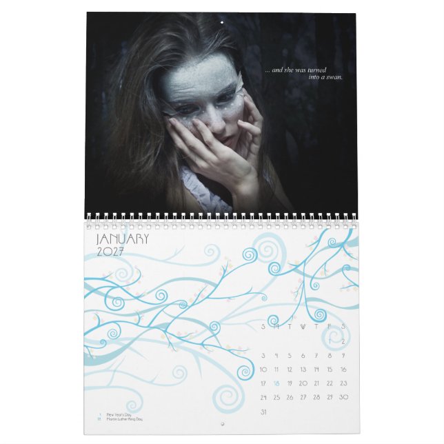 Ballet of Swan Lake Calendar (Jan 2027)