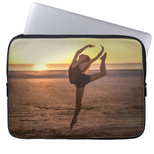 Ballet on the Beach Laptop Sleeve