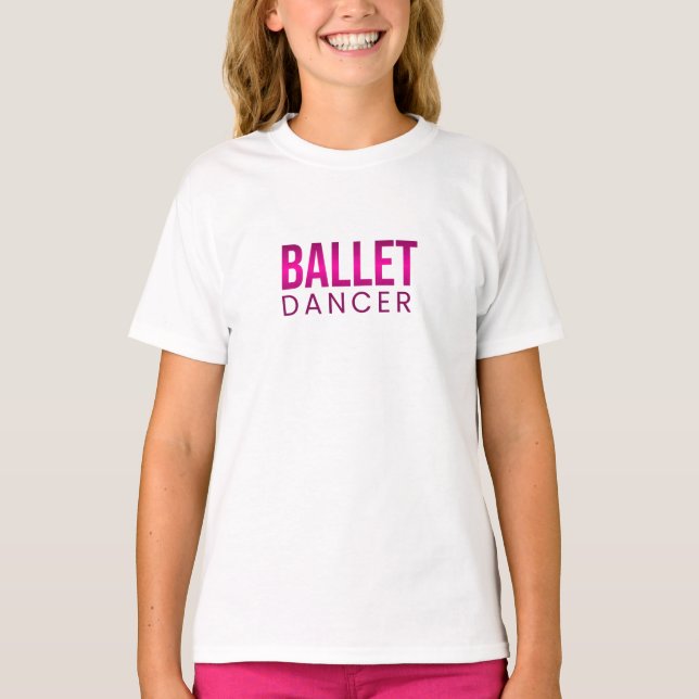 Ballet Oversized Shirt Ballet Dancers Gift Kids (Front)