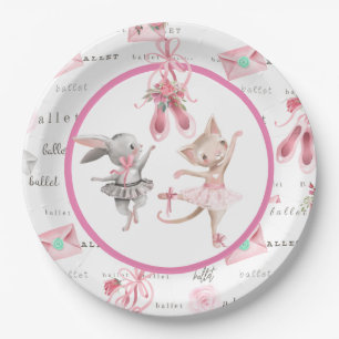 Ballet Party Paper Plate