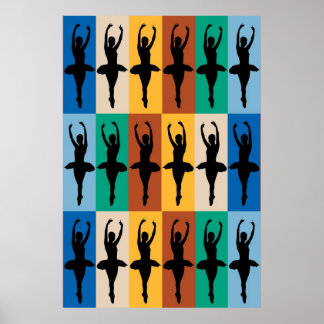 Ballet Pattern Poster