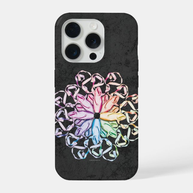 Ballet Pattern (spectral) iPhone Case (Back)