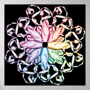 Ballet Pattern (spectral) Poster