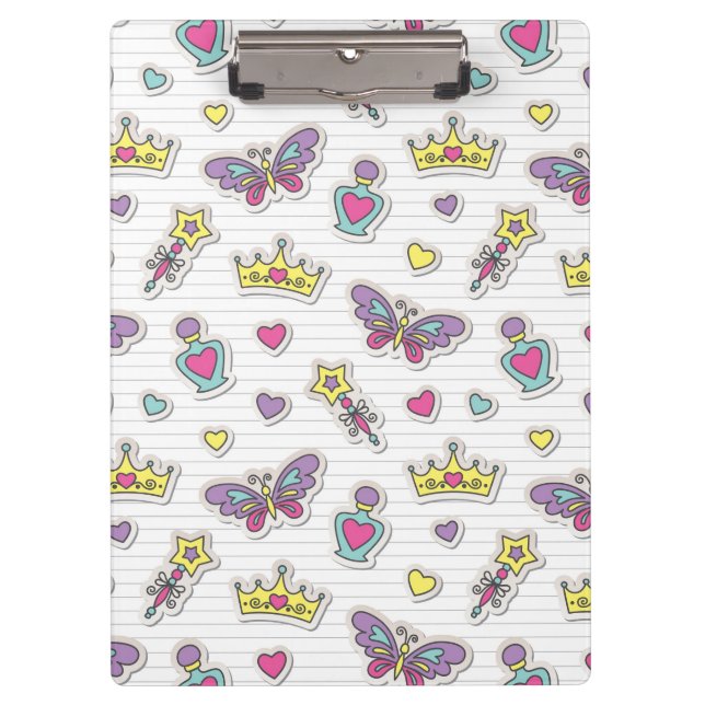 ballet princess pattern clipboard (Front)