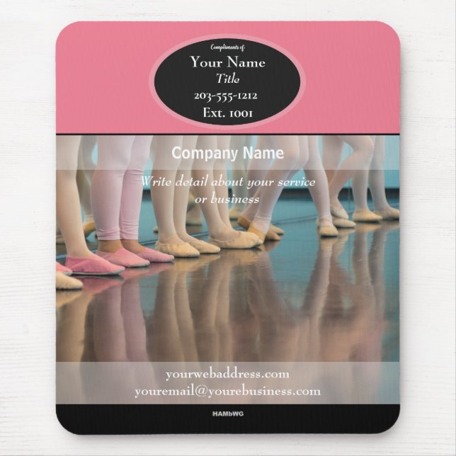 Ballet Promotional Mouse Pad - HAMbyWG (Front)