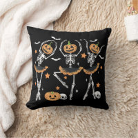 Ballet Pumpkin Skeleton Scary Halloween