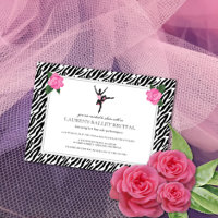 Ballet Recital Invitations