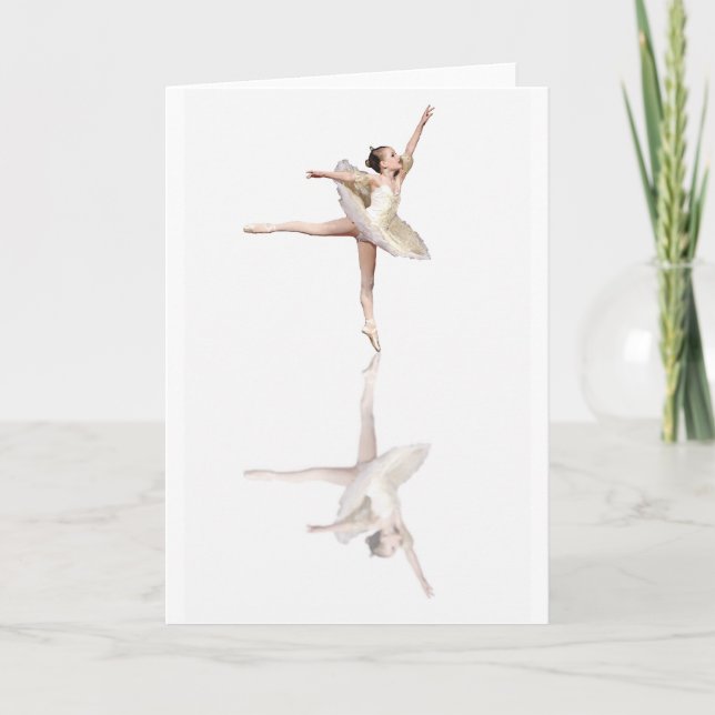 ballet reflectionsGreeting Card (Front)