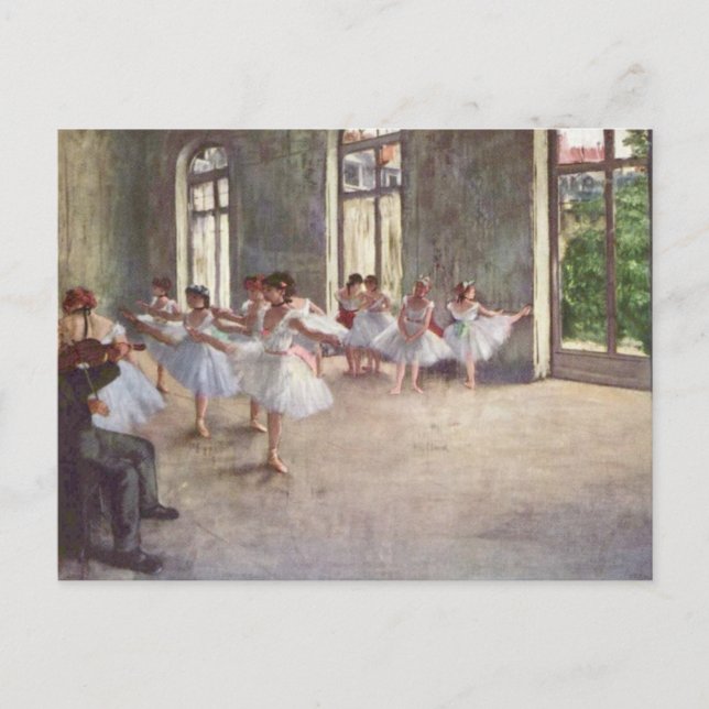 Ballet Rehearsal by Degas Postcard (Front)