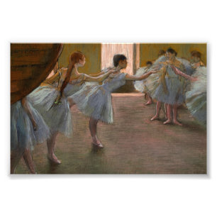 Ballet Rehearsal by Edgar Degas Photo Print