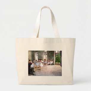 Ballet Rehearsal Large Tote Bag