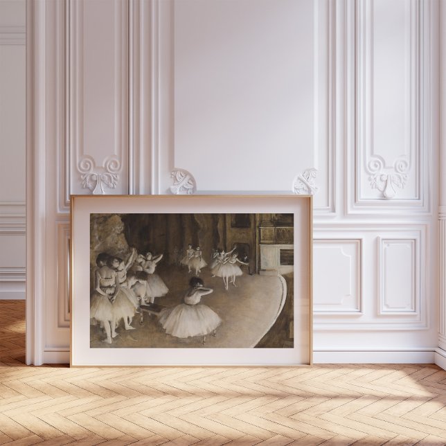Ballet Rehearsal on Stage | Edgar Degas Poster (Creator Uploaded)