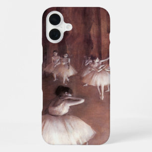 Ballet Rehearsal on the Stage by Edgar Degas iPhone 16 Plus Case