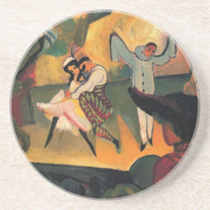 Ballet Russes, Russian Ballet by August Macke Coaster