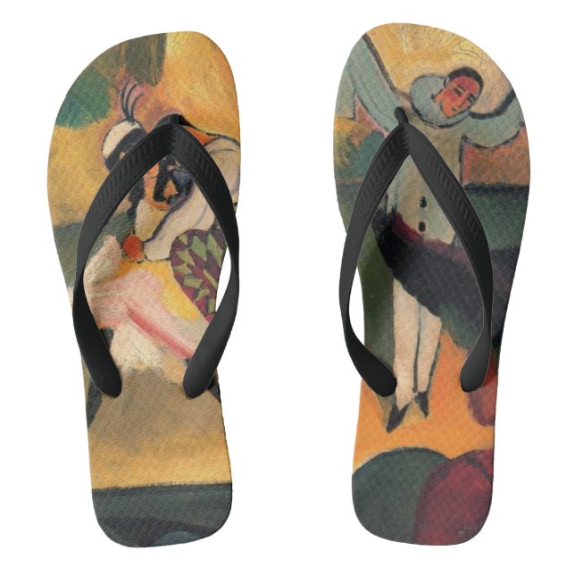 Ballet Russes, Russian Ballet by August Macke Jandals (Footbed)