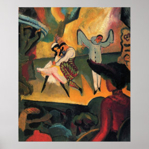 Ballet Russes, Russian Ballet by August Macke Poster
